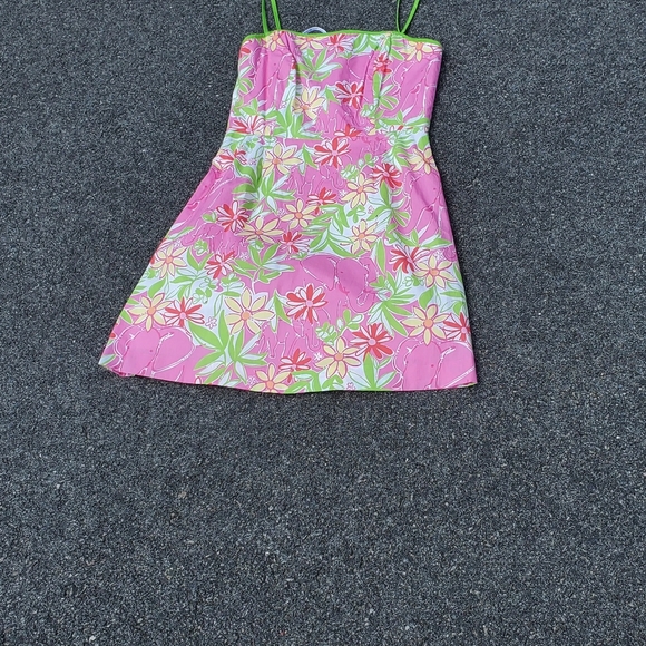 Lilly Pulitzer spaghetti floral elephants sundress - Picture 3 of 16